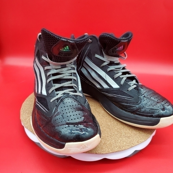 ADIDAS Adizero Men's Shoes Ghost 2 Sprint Web High Top Basketball Size 8.5 - Picture 2 of 7